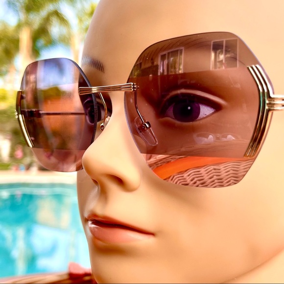 New, ETRO Metal Frame Sunglasses - Picture 2 of 15